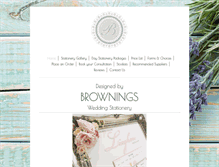 Tablet Screenshot of designedbybrownings.com
